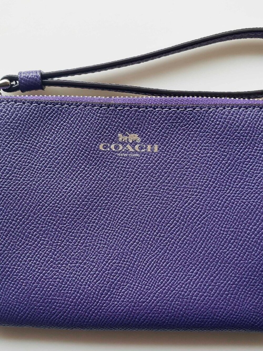 Coach Deep Purple Wristlet NWOT